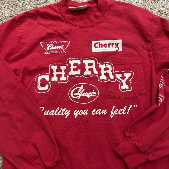Cherry LA Ref Long Sleeve Tee Small RARE - Picture 2 of 5
